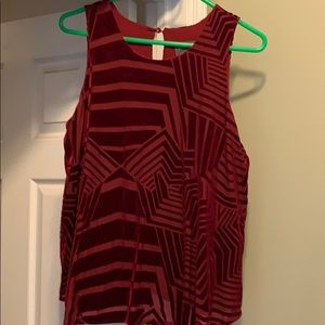 Red Anthropologie Sunday in Brooklyn shirt. Large